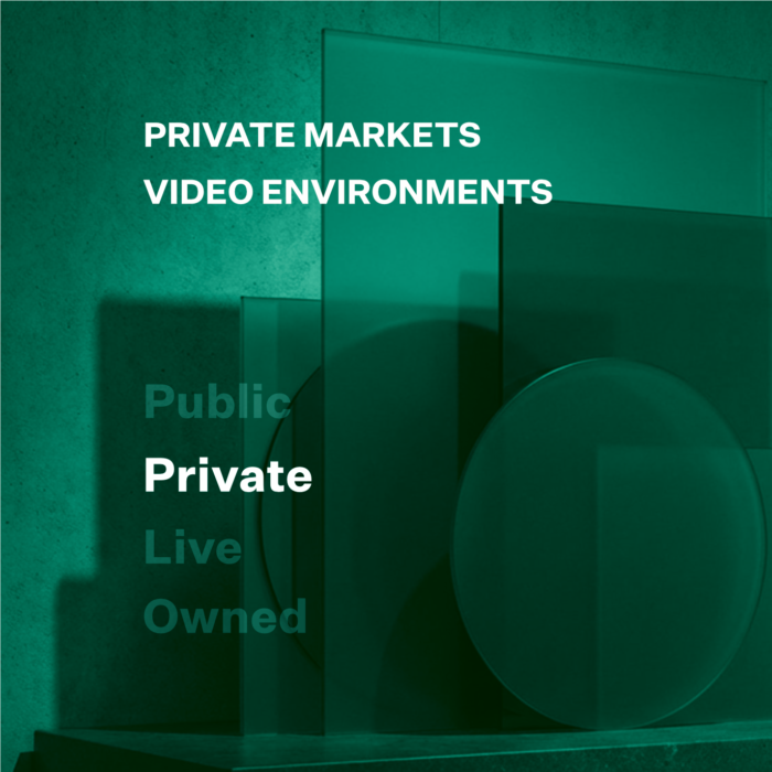 Private Markets Video Environments: Private
